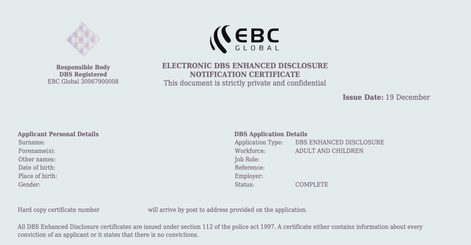 Enhanced DBS Checks: Everything You Need to Know