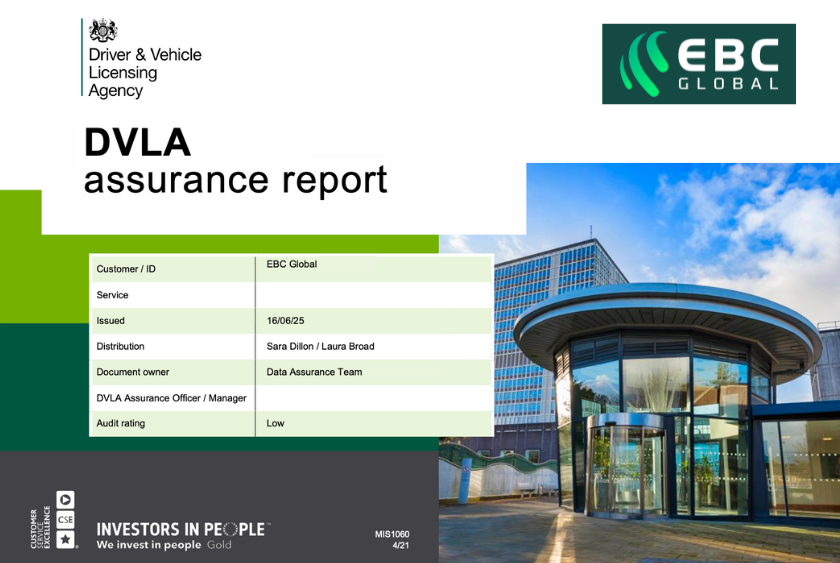 DVLA checking provider - DVLA Audit Certification