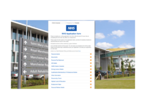 NHS Login Form